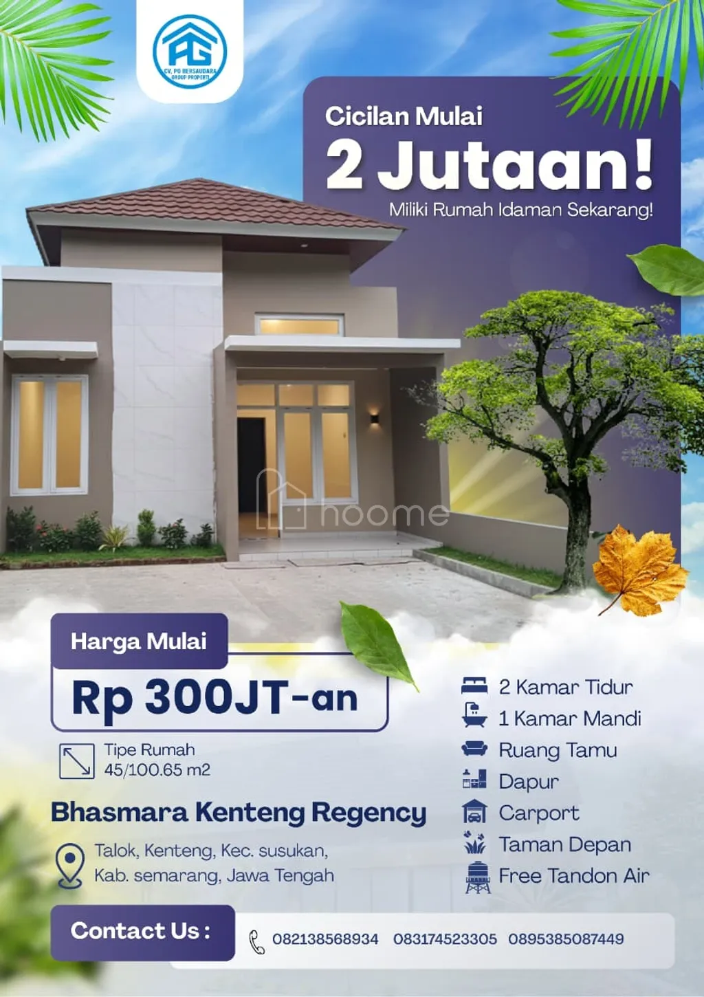 Jual Rumah Komersial Tipe 45 Promo Akhir Tahun , Susukan, Kab. Semarang — foto 3 dari 4
