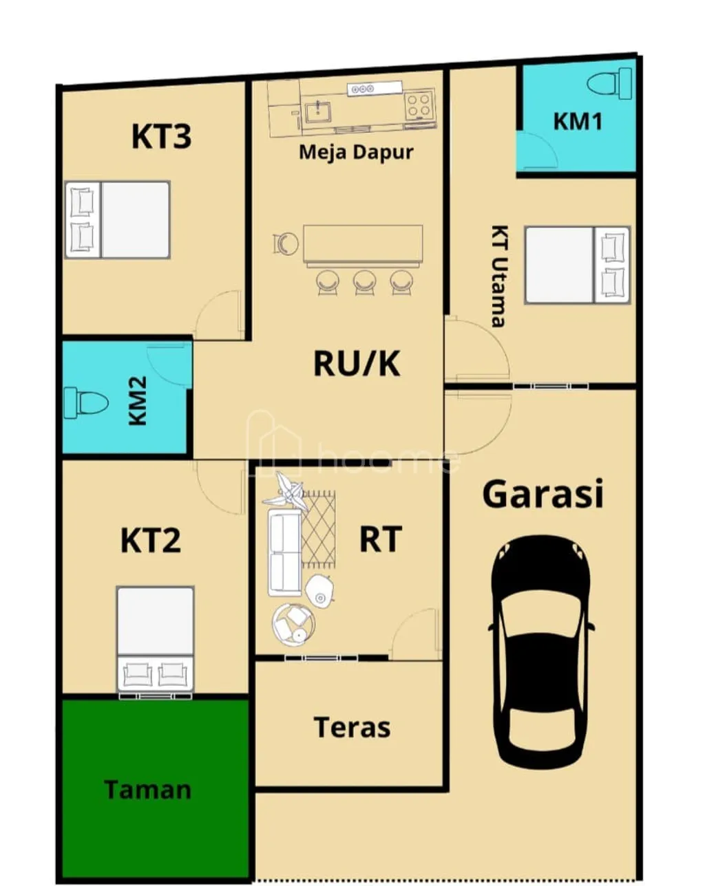 BU Rumah Baru Di Mlati