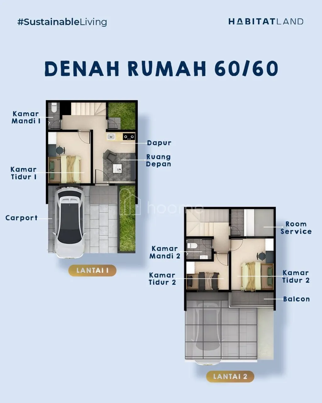 Rumah Strategis di Kota Bogor Hegarmanah Habibat