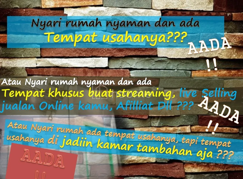 Rumah Kontrakan Sungai Andai Banjarmasin