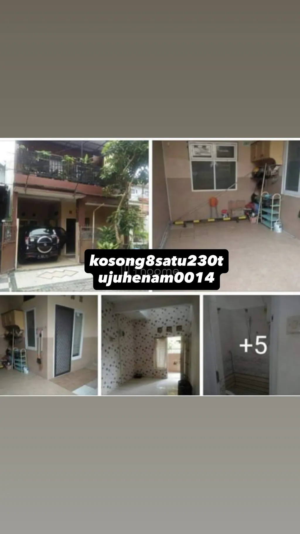 DIKONTRAKKAN RUMAH 2 LANTAI SIDOARJO