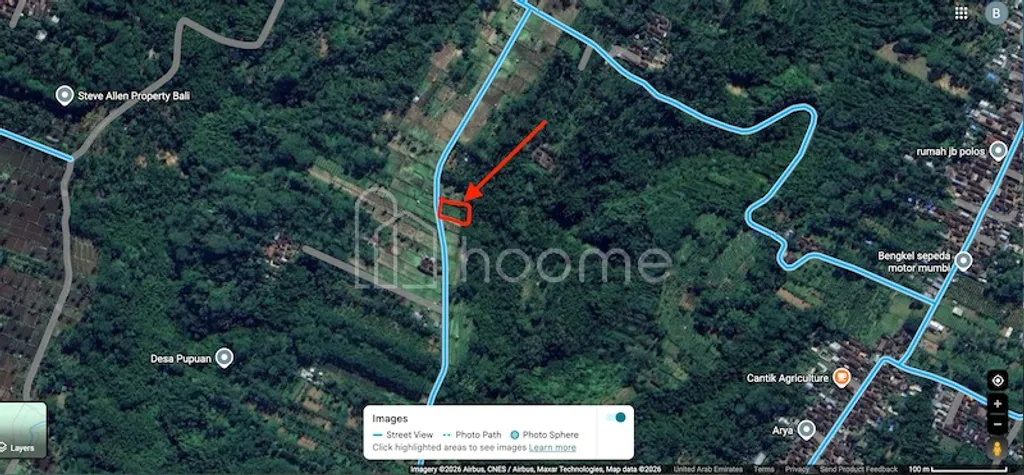 DIJUAL Tanah 784 m² - Tegalallang, Gianyar-Ubud, Bali