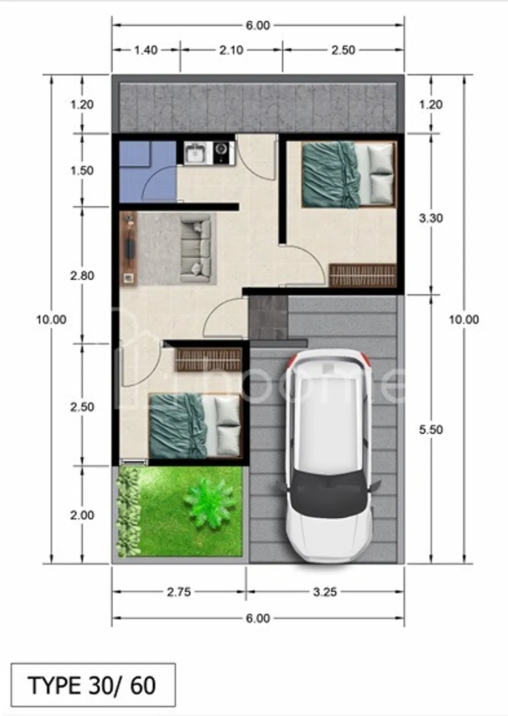 Rumah Subsidi Areta Terra