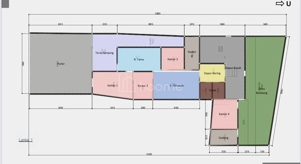 Dijual Tanah SHM, Jagakarsa - Jaksel, zona K2, nego sampai JADI !