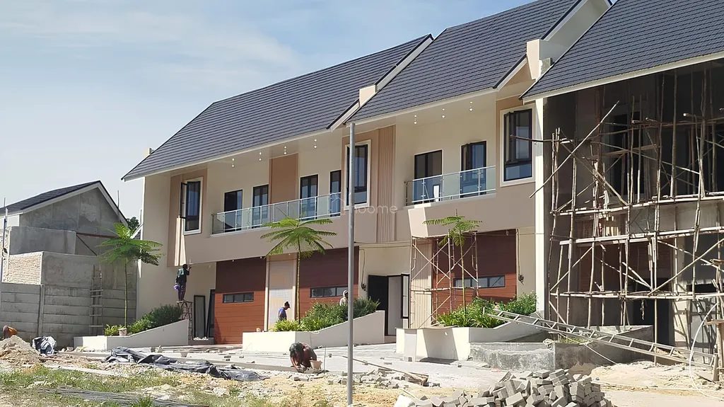 Dijual rumah dengan konsep asian tropis