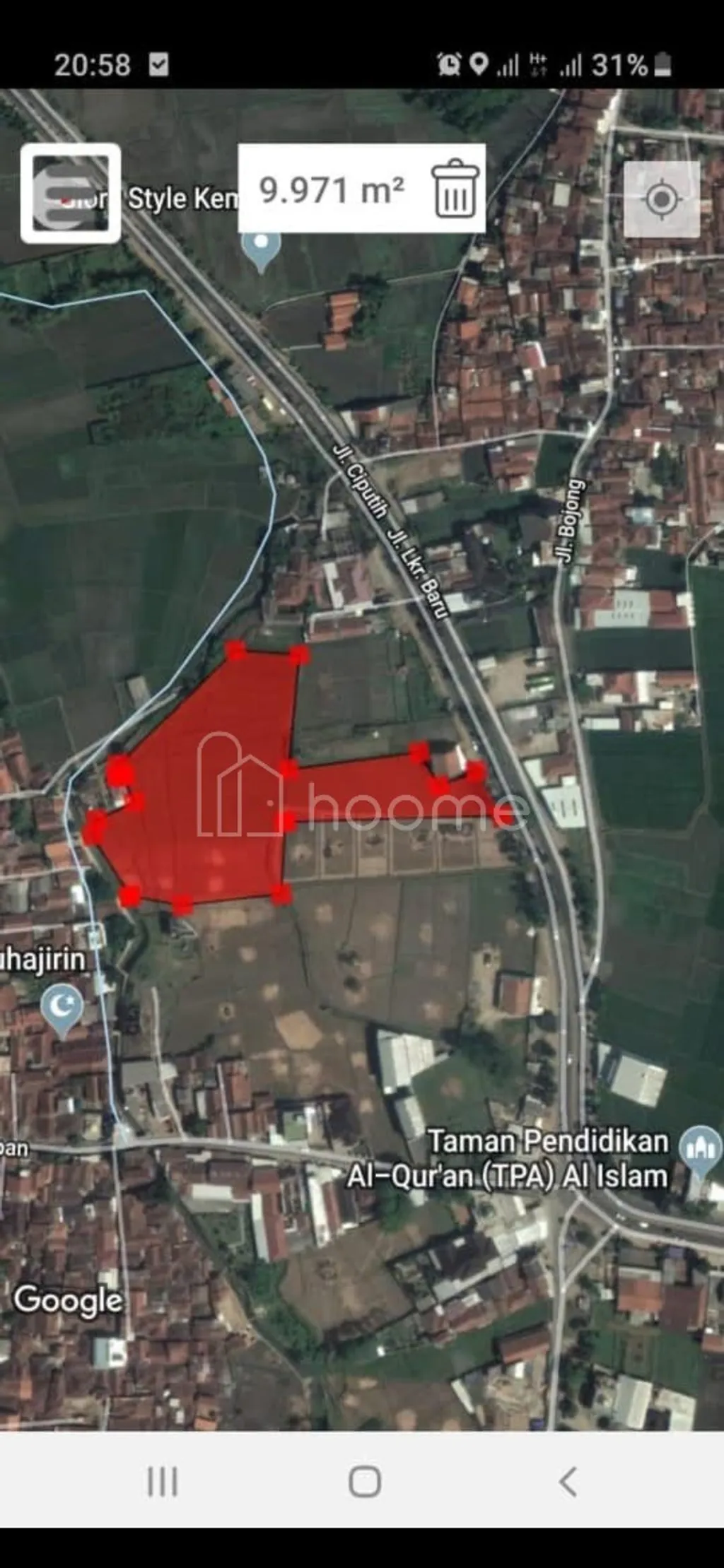 JUAL CEPAT TANAH MURAH DI MAINROAD SOREANG