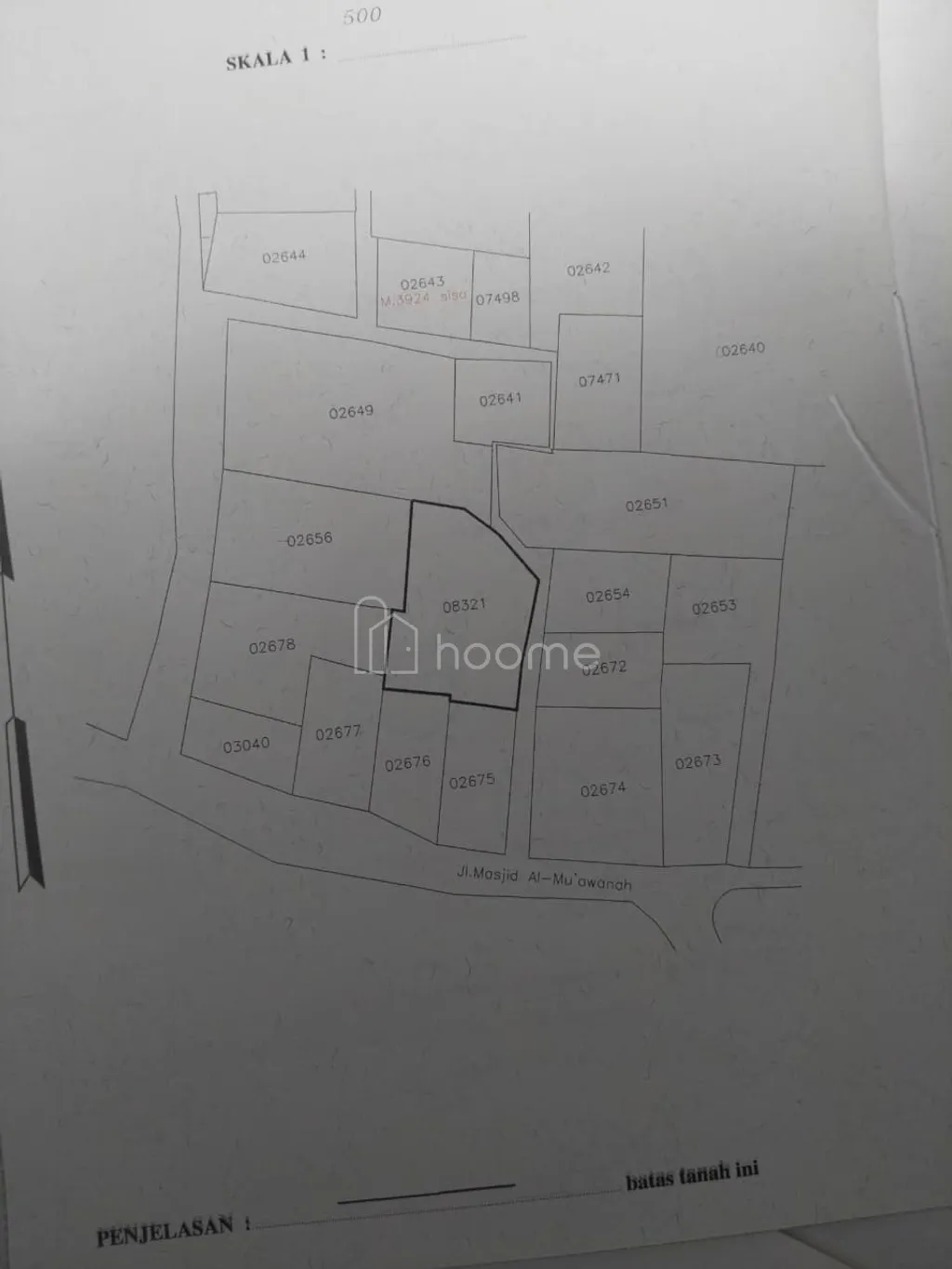 Tanah Jl. Nurul Irfan No.37, Bakti Jaya