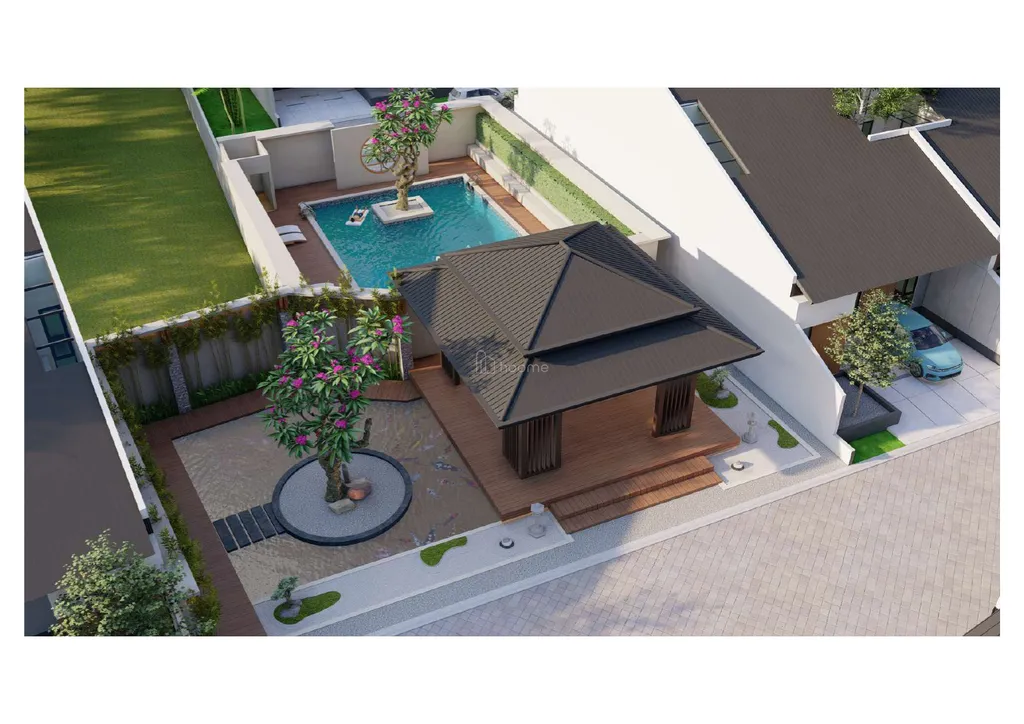 rumah dengan konsep japandi scandinavian pertama di pekanbaru