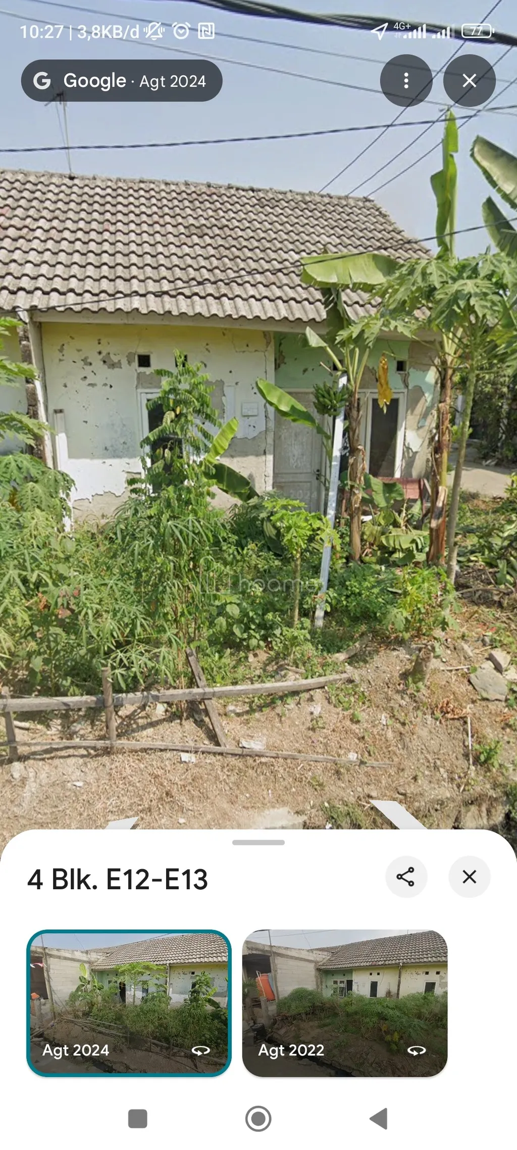 Di jual rumah murah di hook hitung tanah Tipe 36 /90 m2