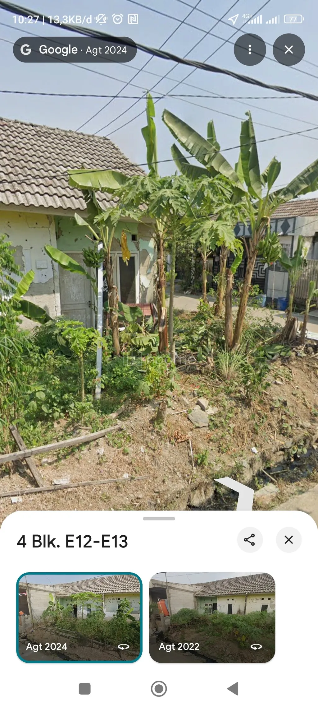 Di jual rumah murah di hook hitung tanah Tipe 36 /90 m2
