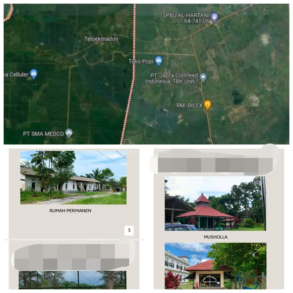 Dijual Kebun Sawit Luas 95,3 ha,Dan Pabrik Kelapa Sawit di Lokasi Kalimantan Tengah, Kotawaringi Barat