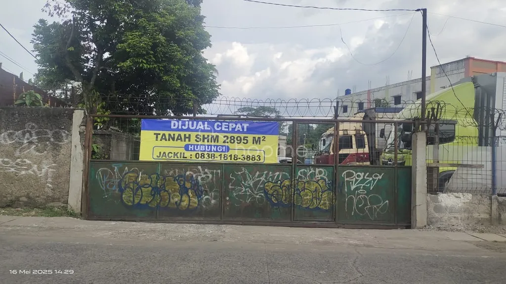 Dijual Tanah 2895 Mtr di Raya Puspitek
