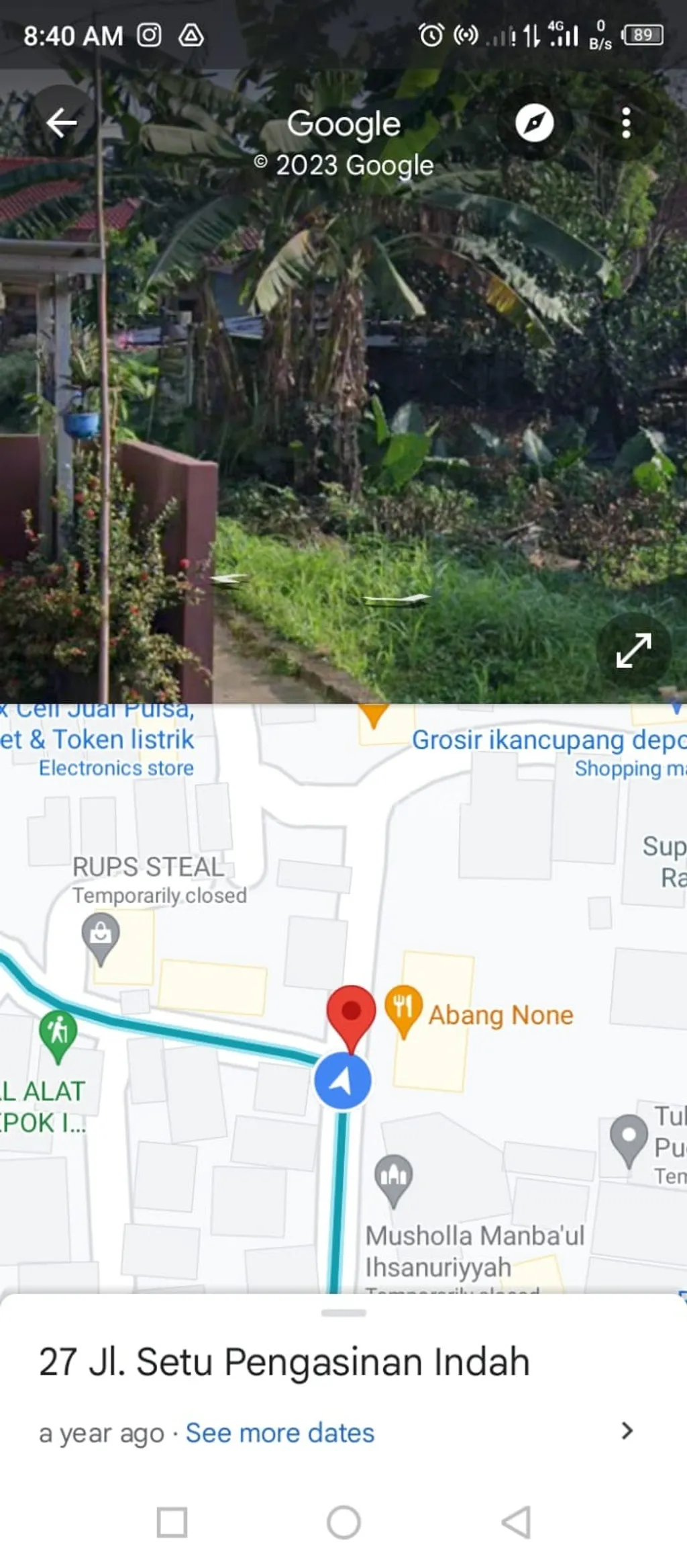 JUAL TANAH KOSONG TANPA BANGUNAN DI PENGASINAN SAWANGAN DEPOK