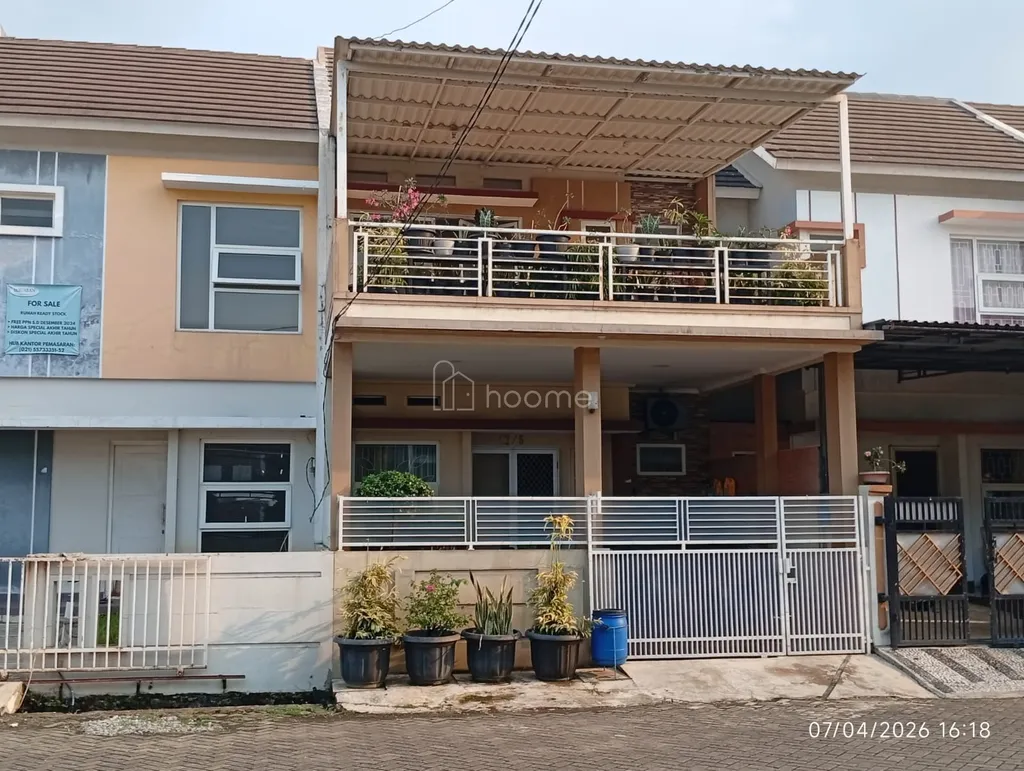 Rumah 2 Lantai Strategis di Tangerang – 3KT/3KM, Security 24 Jam, Semi Furnished, Bebas Banjir!