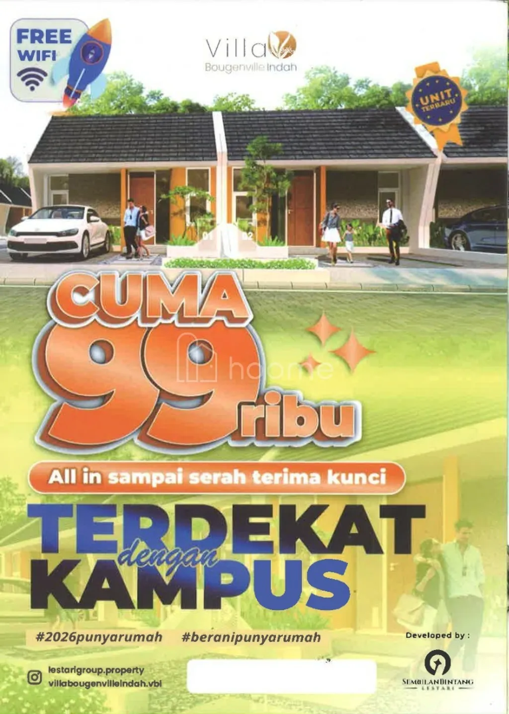 Rumah murah dekat kampus jember