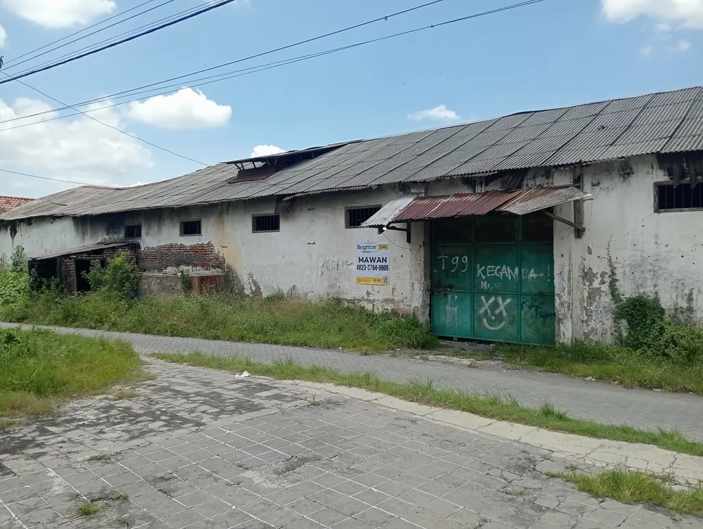 Di jual cepat tanpa perantara gudang bekas penggilingan padi