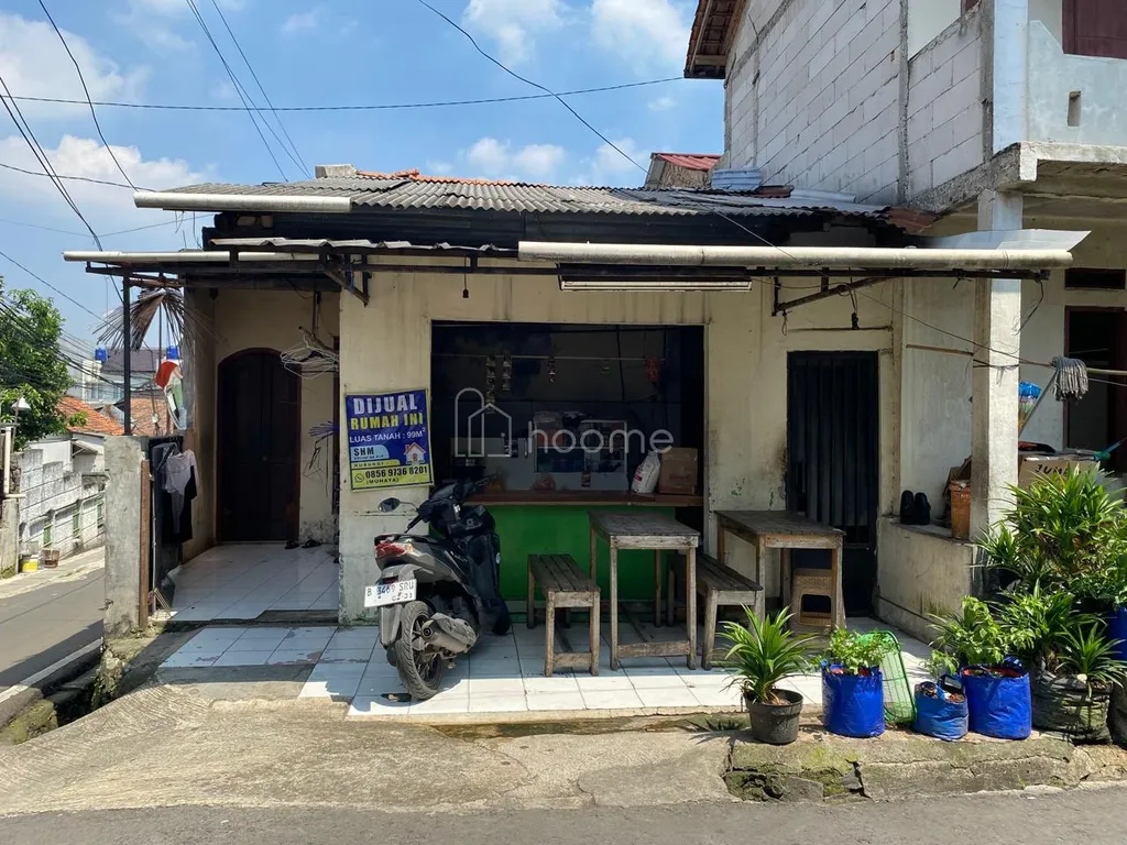 Dijual segera tanah beserta warung/kios, 99m, Jagakarsa, pinggir jalan