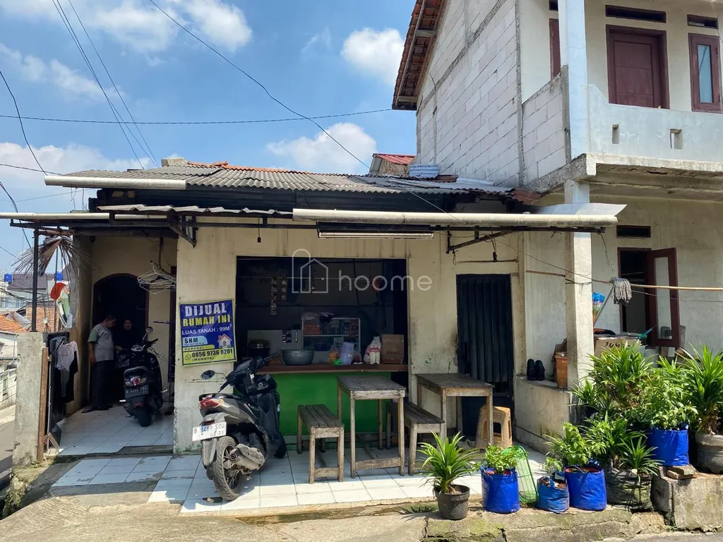 Dijual segera tanah beserta warung/kios, 99m, Jagakarsa, pinggir jalan