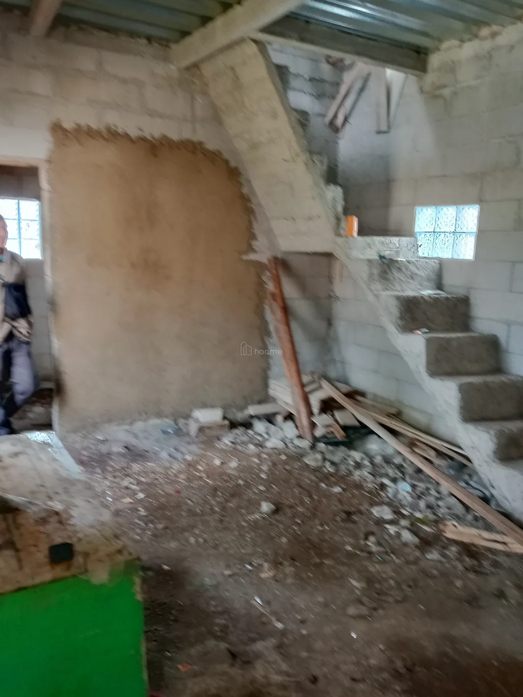 Rumah setengah jadi+balong kolam ikan 