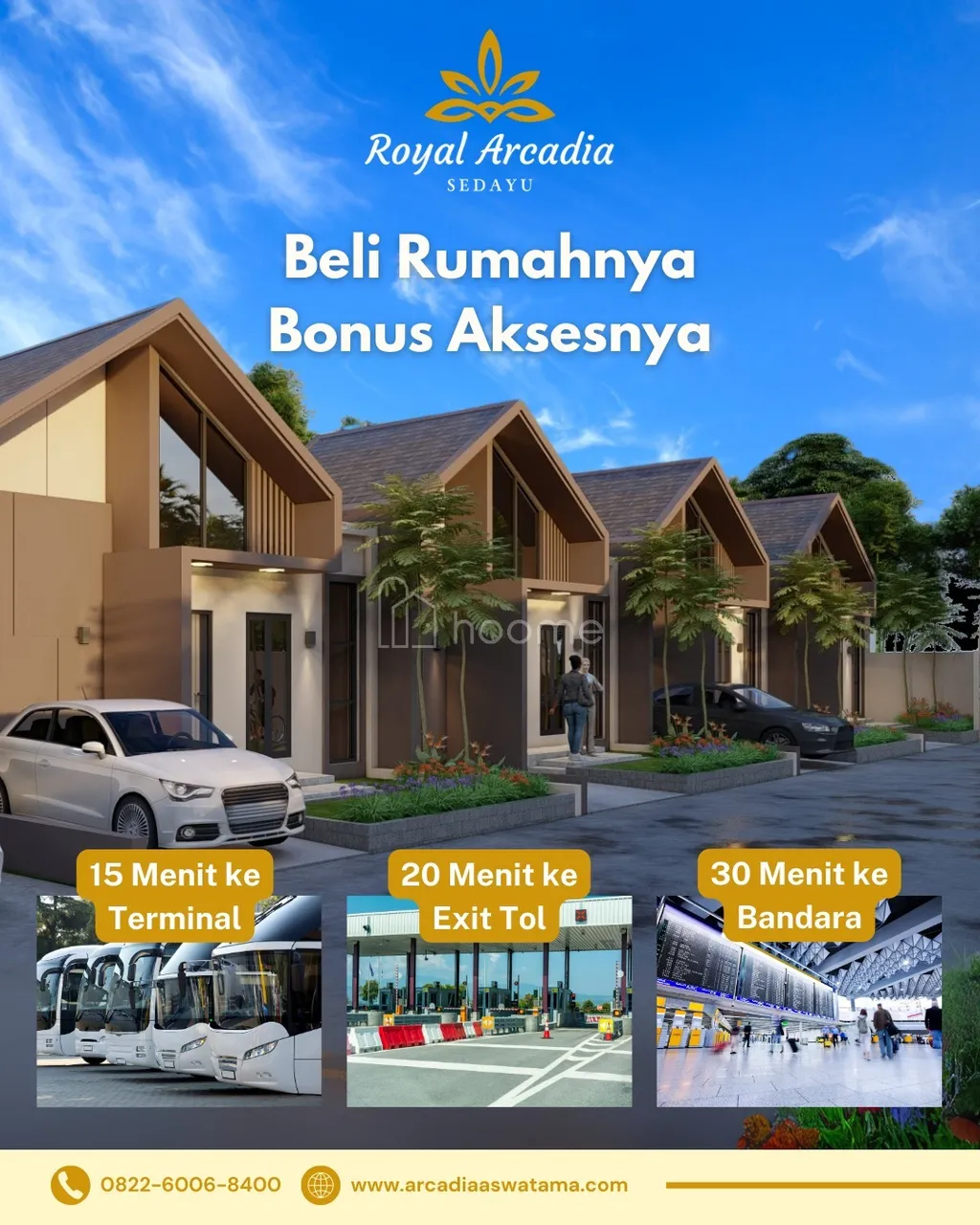 Royal Arcadia Sedayu Perumahan Modern Konsep Scandinavia