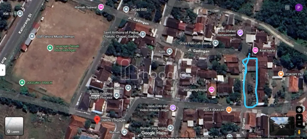 Dijual Tanah Dijual Tanah Jalan Kaliurang km10,9 — foto 3 dari 3