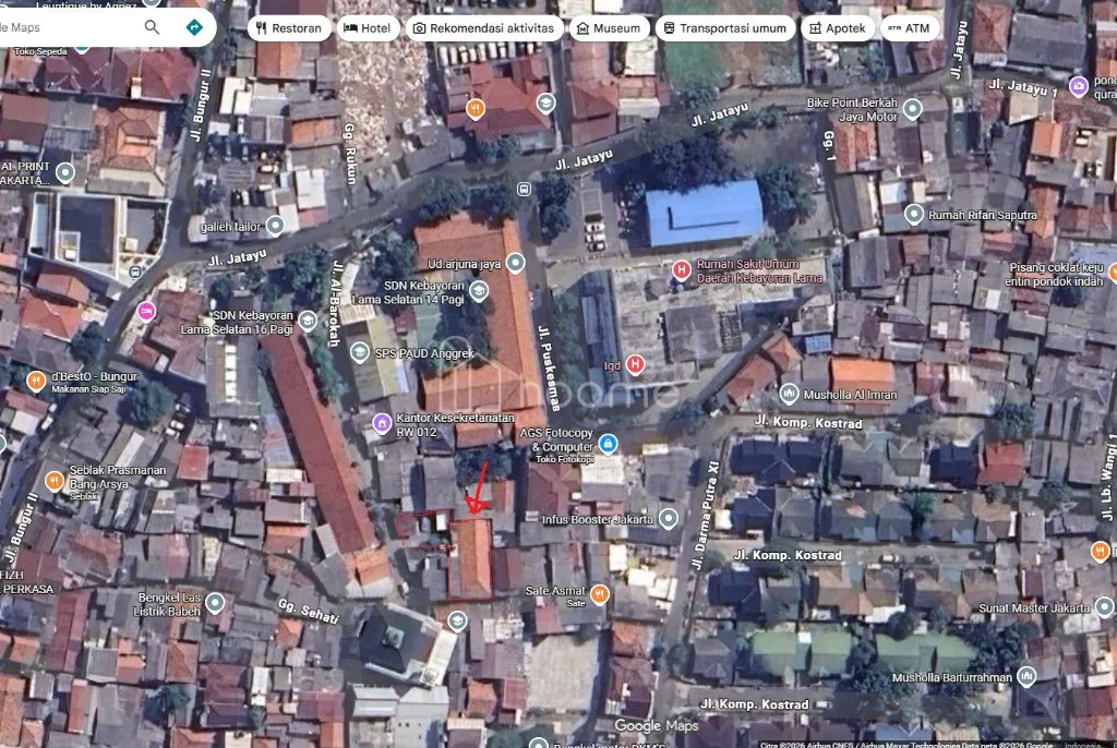Dijual Rumah RUMAH KONTRAKAN STRATEGIS DEKAT GANDARIA CITY — foto 1 dari 4