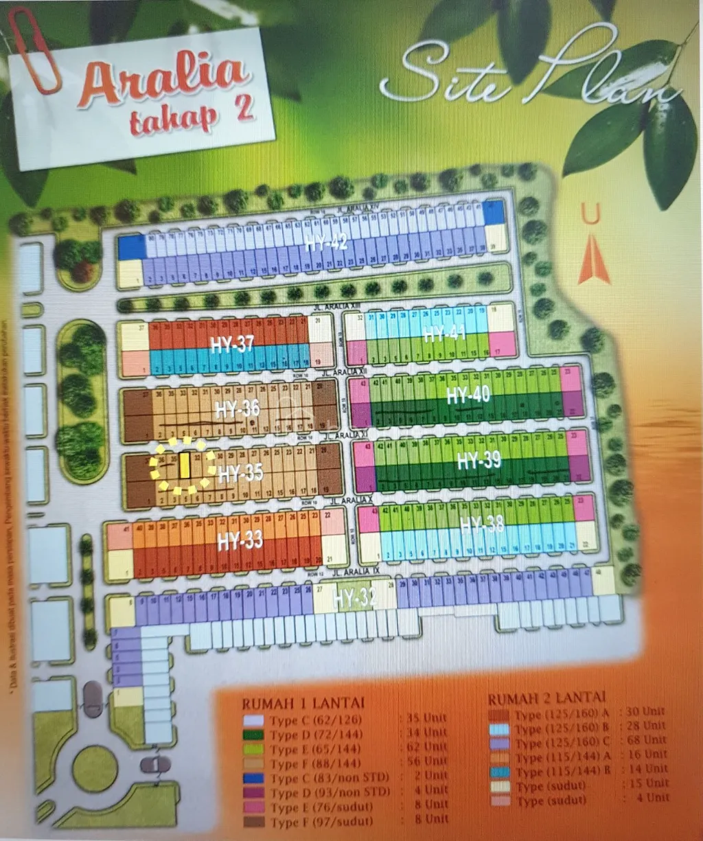 Dijual Rumah Cluster Aralia 2 - Kota Harapan Indah, Bekasi — foto 3 dari 3