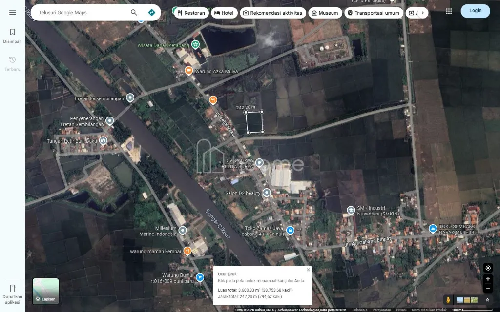 Dijual Tanah Residensial Zona Kuning Lokasi Strategis di Bekasi — foto 4 dari 4