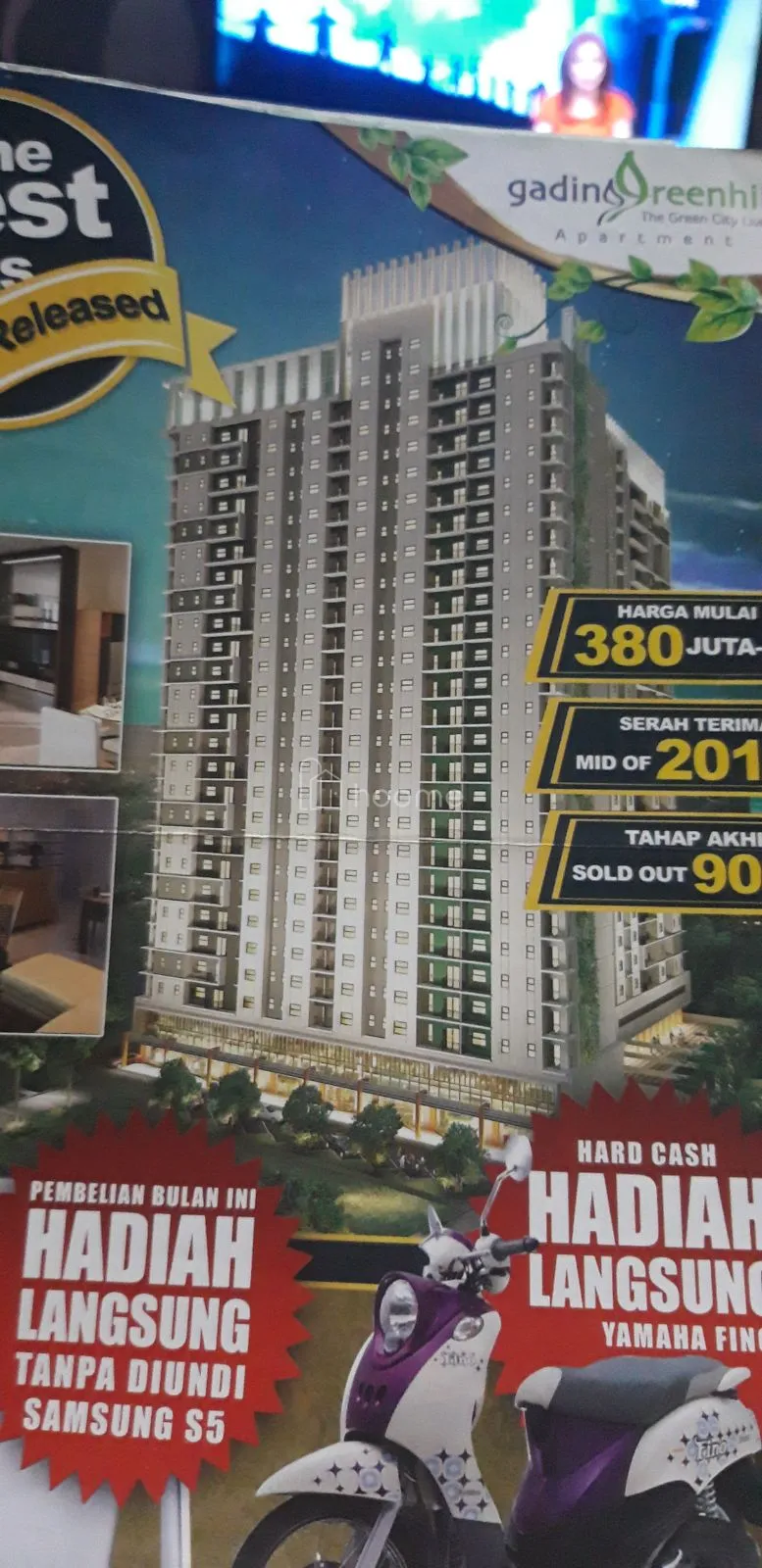 Dijual Apartemen 2BR di Kelapa Gading — foto 1 dari 3