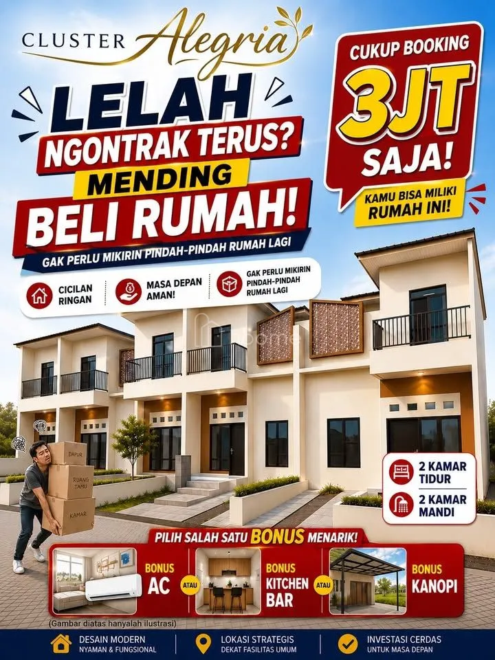 Dijual Rumah Perumahan alegria  — foto 1 dari 4