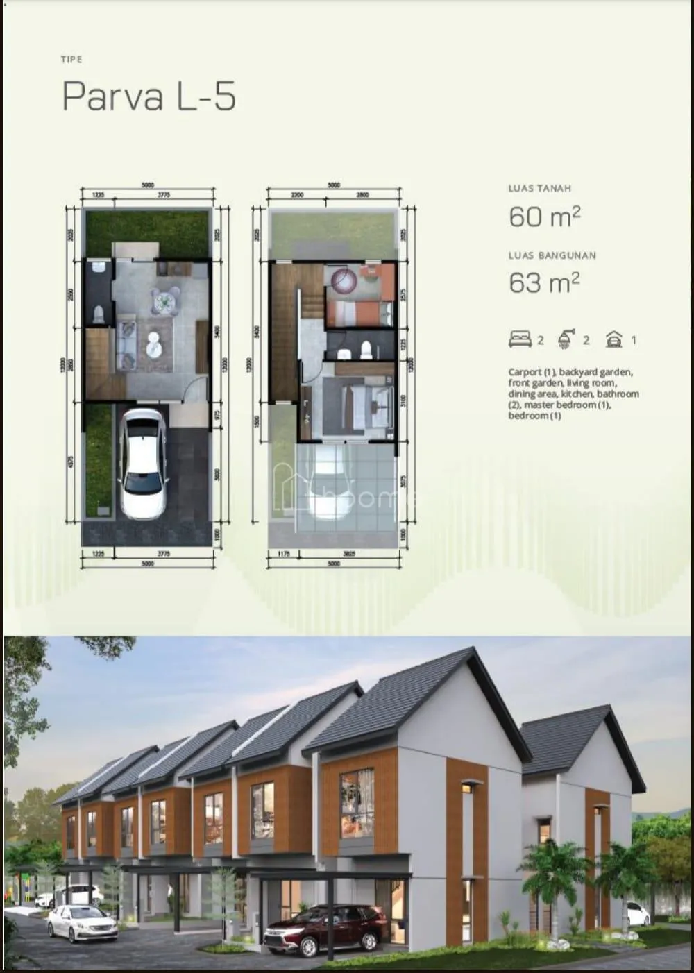 Dijual Rumah pingir jakarta bernuansa resort DP 0% — foto 3 dari 3