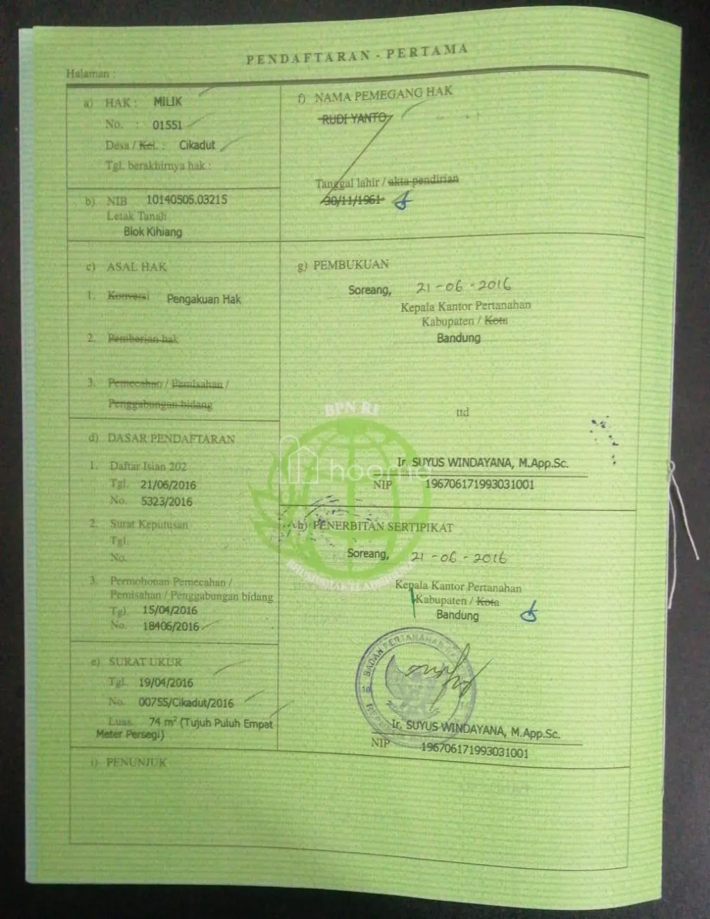 Dijual Rumah Dijual rumah tinggal,asri,sejuk. — foto 1 dari 4
