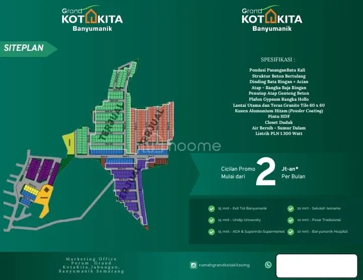 Dijual Rumah Promo Beli rumah cuma bayar 500 ribu dan DP 0%  — foto 3 dari 4