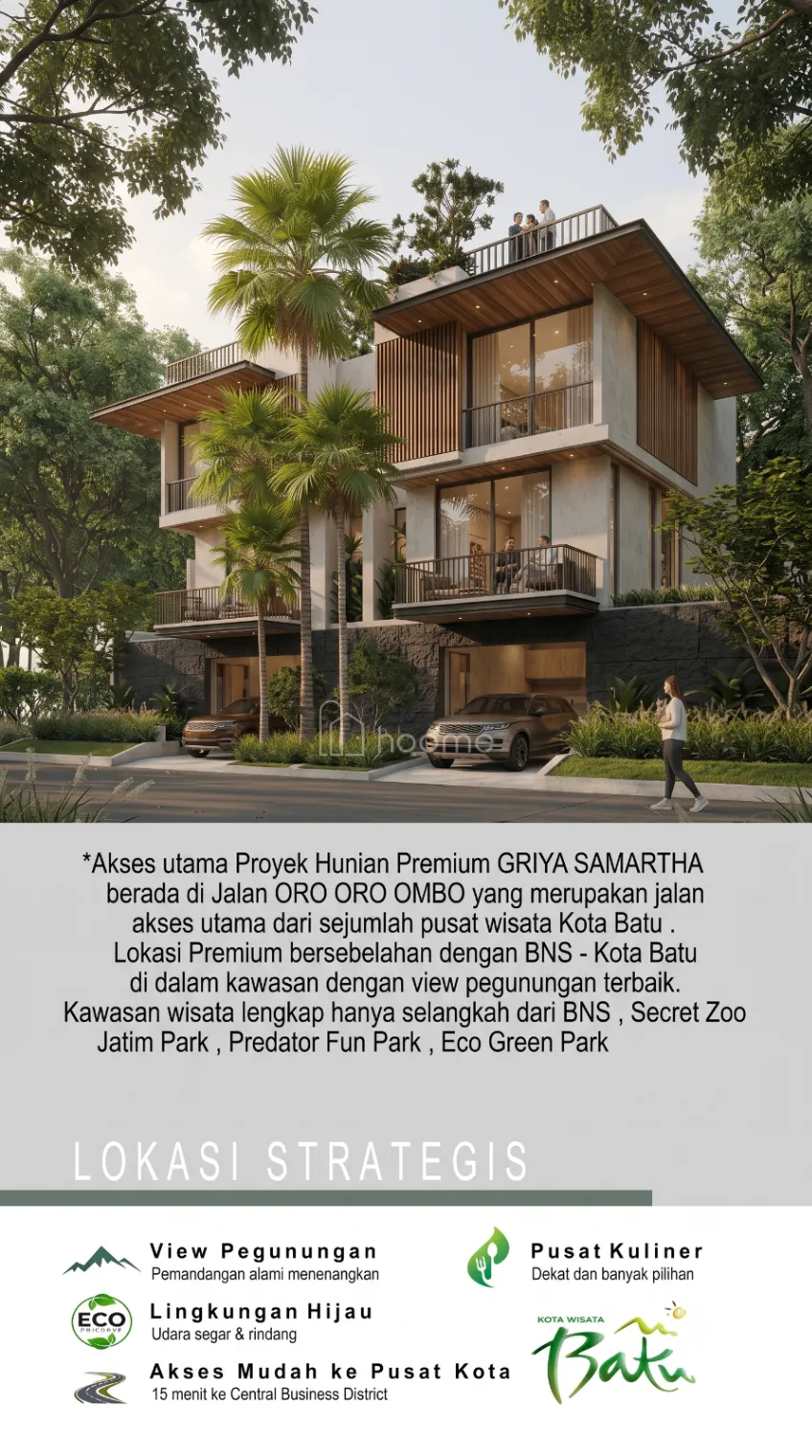 Dijual Villa Premium Living  di Kota Batu - Griya Samartha — foto 1 dari 4