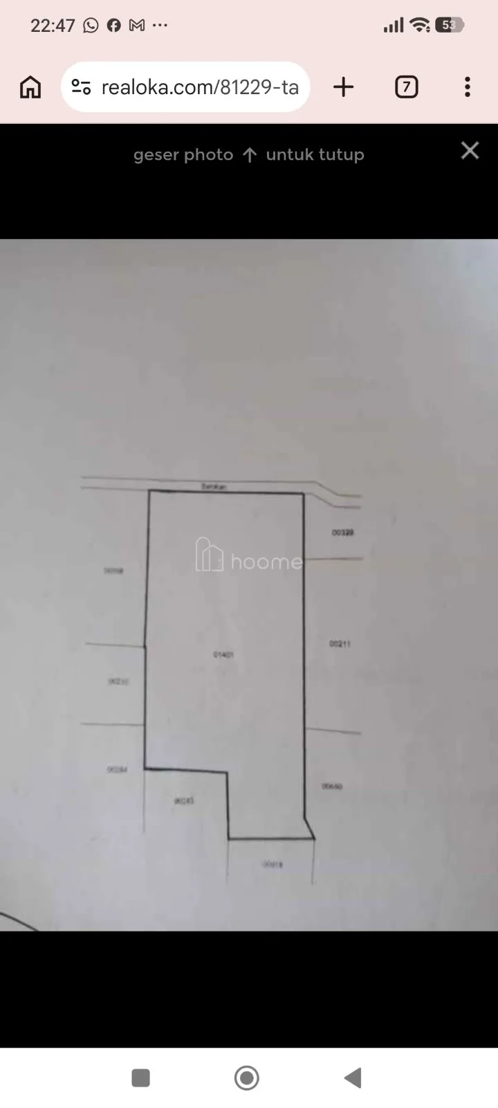 Dijual Tanah Tanah sawah gedebage bandung — foto 1 dari 3