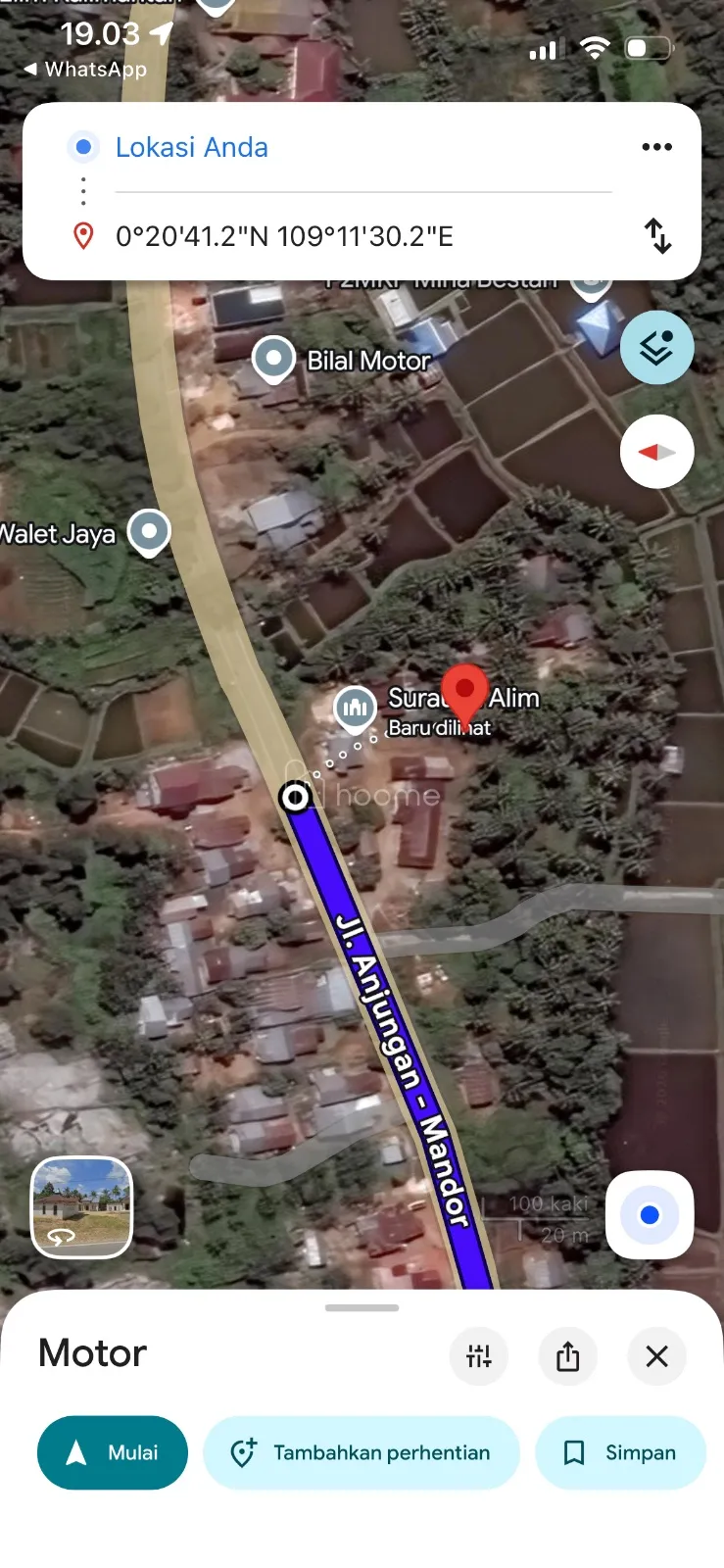 Dijual Tanah LUAS STRATEGIS 1,35 H KEPAYANG ANJONGAN MEMPAWAH — foto 3 dari 3