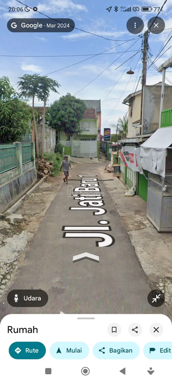 Dijual Rumah di durianpayung dekat RS bumi waras — foto 1 dari 3