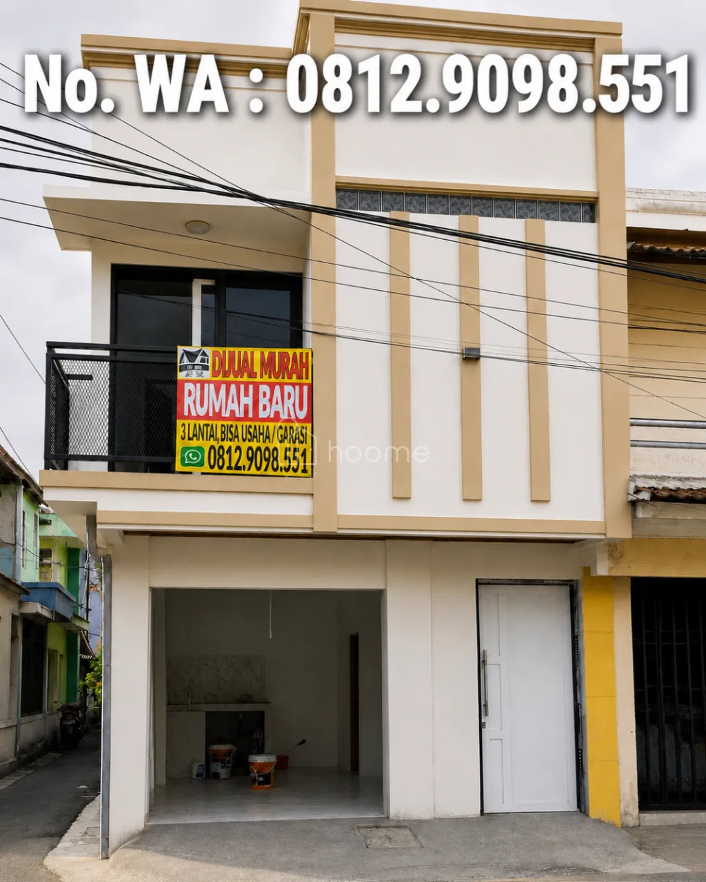 Dijual Rumah Rumah Baru atau Ruko Baru di jual murah 3 Lantai — foto 1 dari 4