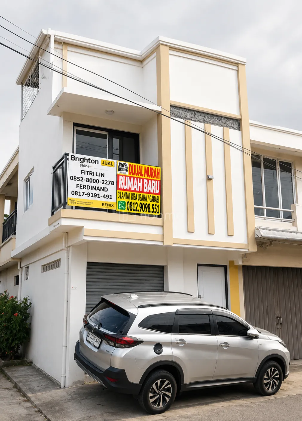 Dijual Rumah Rumah Baru atau Ruko Baru di jual murah 3 Lantai — foto 3 dari 4