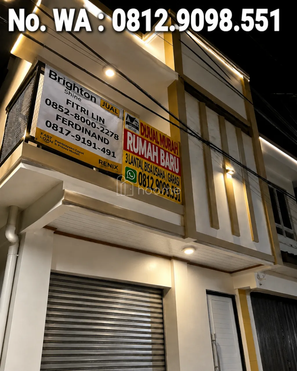 Dijual Rumah Rumah Baru atau Ruko Baru di jual murah 3 Lantai — foto 4 dari 4