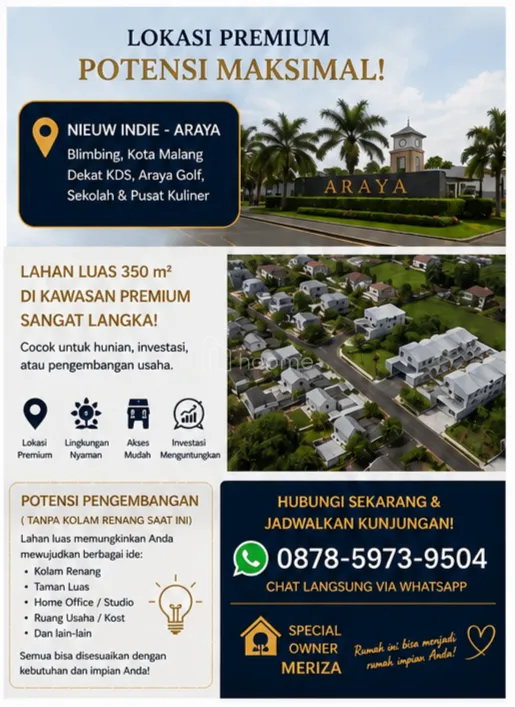 Dijual Rumah Tanah Luas, Potensi Pengembangan, Lokasi Premium — foto 3 dari 4