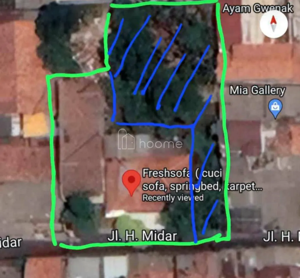 Dijual Tanah DI JUAL LUAS TANAH 500 METER² BENTUK BOTOL — foto 4 dari 4