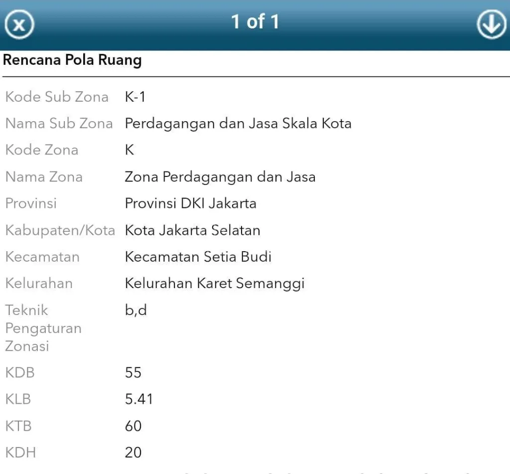 Dijual Tanah Dijual  Tanah di Segitiga Emas Jakarta — foto 3 dari 3