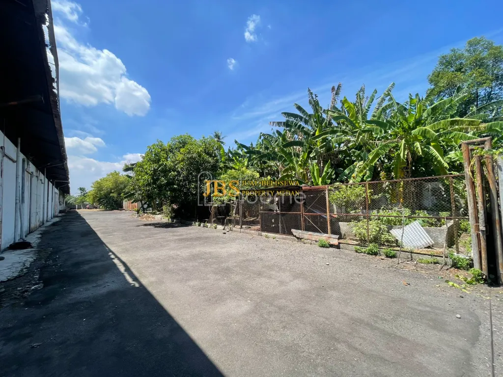 Dijual Gudang Siap Pakai di Daerah Sunggal Jalan Paya Bakung