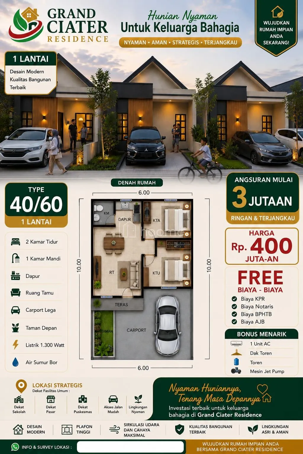 Dijual Rumah DIjual Rumah 1 Lantai di Gunung Sindur, SHM — foto 2 dari 3