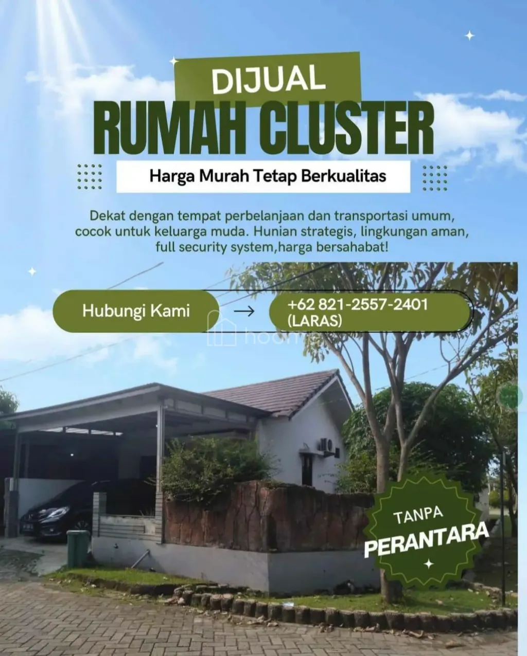 Dijual Rumah Cluster Udayana - Pasar Kemis, Kab. Tangerang — foto 2 dari 4