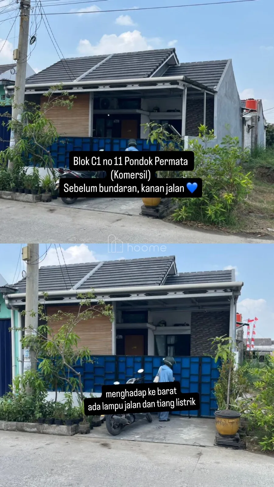 Dijual Rumah Komersil Pondok Permata Bekasi Strategis Pojok — foto 2 dari 4