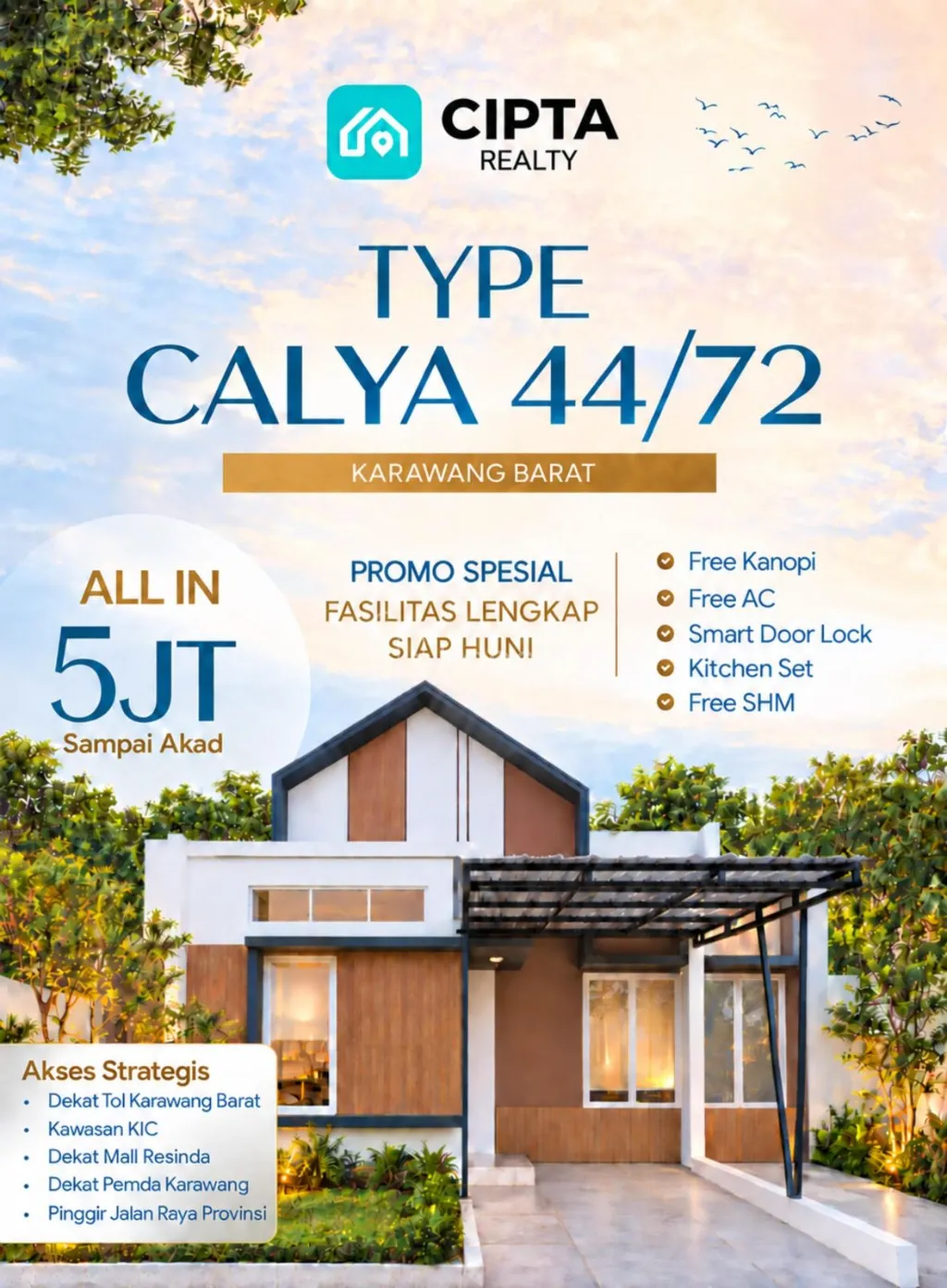 Dijual Rumah Mangkualam Asri Karawang — foto 2 dari 3