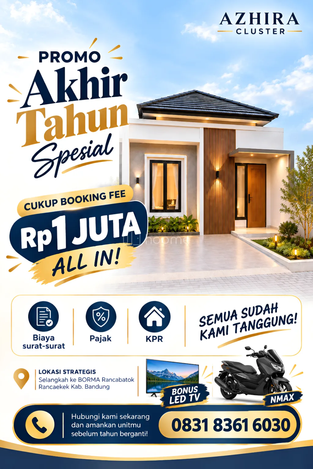 Dijual Rumah Rumah Modern Lokasi Strategis, UTJ 1 Juta All In — foto 2 dari 3