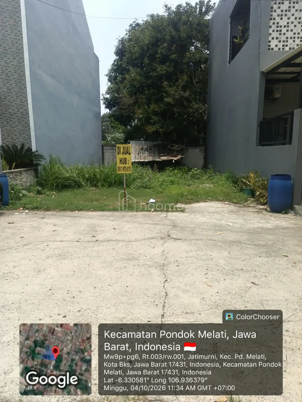 Dijual Tanah Kavling Siap Bangun di D'Pure Village, Jatimurni — foto 3 dari 4